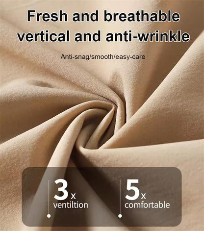 Fashionable Thin Ice Silk Wide-leg Pants Skirt