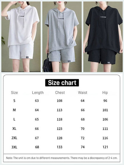 High-end casual age-defying short-sleeve set
