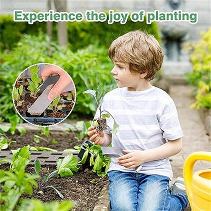 2 Pcs Seedling Transplant Tongs- 8.7 Inch Stainless Steel Gardening Plants Transplant Tongs- Seedling Remove Transplant Pliers for Reducing Root Damage